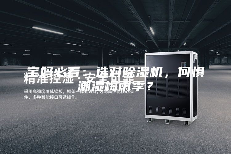 寶媽必看：選對除濕機，何懼潮濕梅雨季？