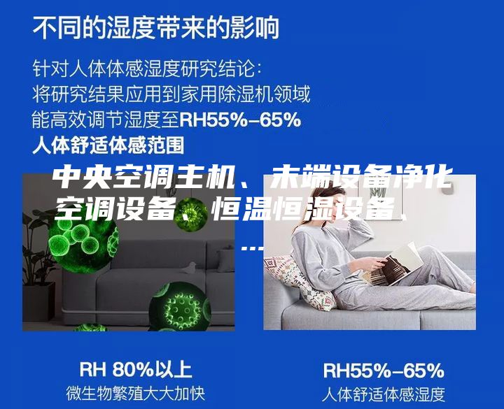 中央空調主機、末端設備凈化空調設備、恒溫恒濕設備、 ...