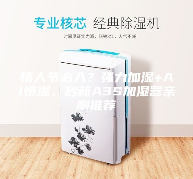 情人節必入？強力加濕+AI恒濕，秒新A3S加濕器親測推薦