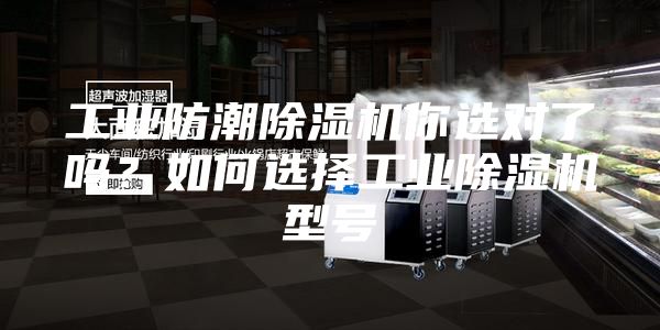 工業防潮除濕機你選對了嗎？如何選擇工業除濕機型號