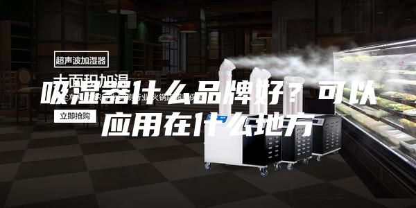 吸濕器什么品牌好？可以應(yīng)用在什么地方