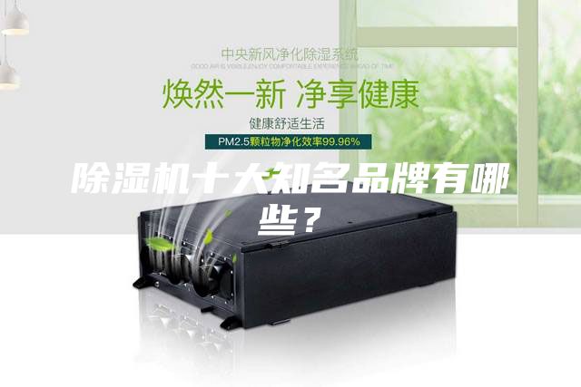 除濕機十大知名品牌有哪些?