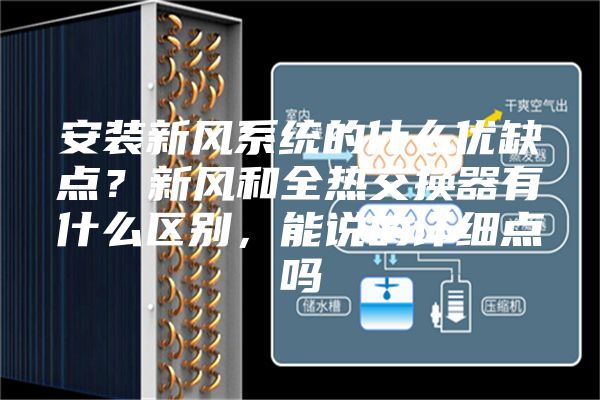 安裝新風系統的什么優缺點?新風和全熱交換器有什么區別,能說的詳細點嗎