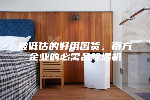 被低估的好用國貨，南方企業的必需品除濕機
