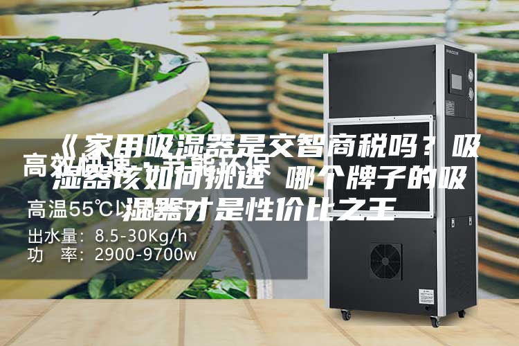 《家用吸濕器是交智商稅嗎？吸濕器該如何挑選 哪個(gè)牌子的吸濕器才是性價(jià)比之王