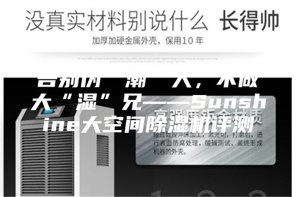 告別偽“潮”人，不做大“濕”兄——Sunshine大空間除濕機評測