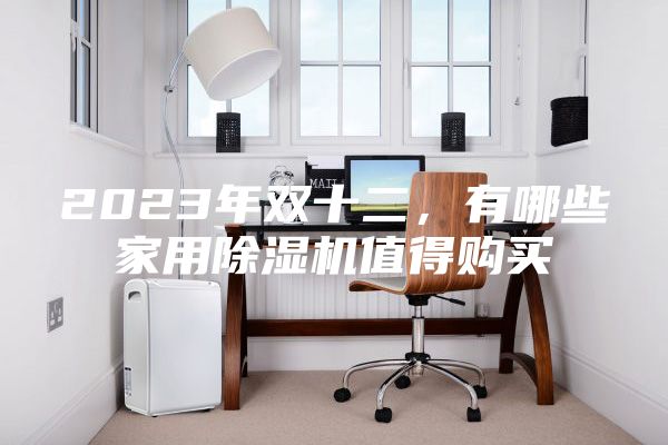 2023年雙十二，有哪些家用除濕機值得購買