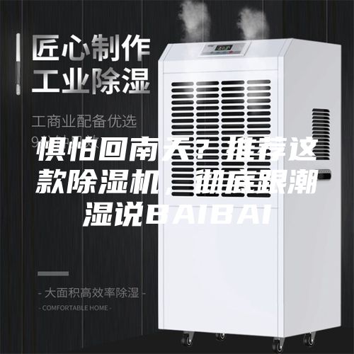 懼怕回南天？推薦這款除濕機，徹底跟潮濕說BAIBAI