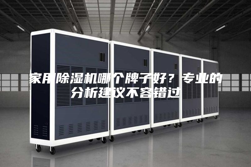 家用除濕機哪個牌子好？專業的分析建議不容錯過