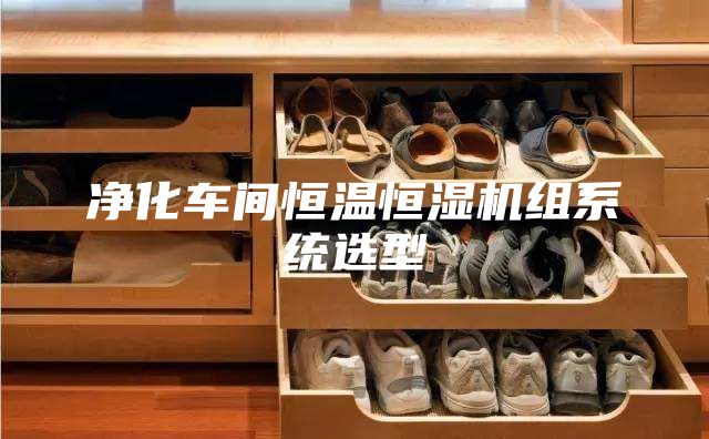 凈化車間恒溫恒濕機組系統(tǒng)選型