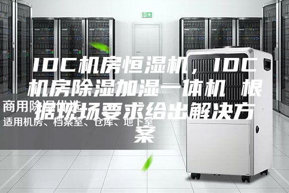 IDC機房恒濕機，IDC機房除濕加濕一體機 根據現場要求給出解決方案