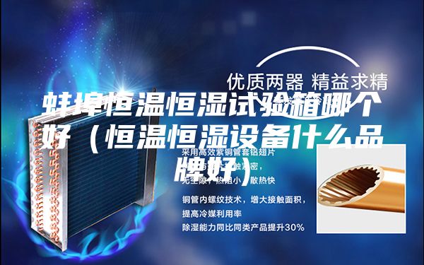 蚌埠恒溫恒濕試驗箱哪個好(恒溫恒濕設備什么品牌好)